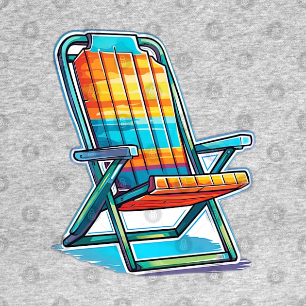 Folding beach chair design by Maverick Media